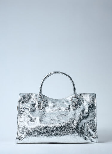 Balenciaga Medium Le City Handbag Silver bal0259041