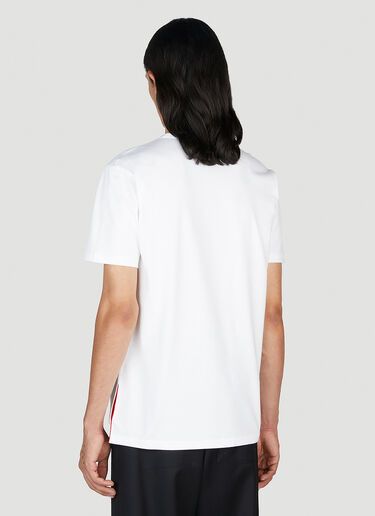 Thom Browne 条纹口袋 T 恤 白色 thb0129006