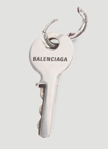 Balenciaga Locker Earring Silver bal0255085