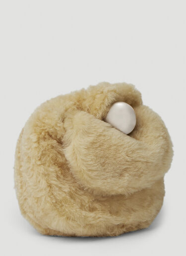 Sphere Small Clutch Bag Jil Sander Sphere Small Clutch Bag Beige jil0251054