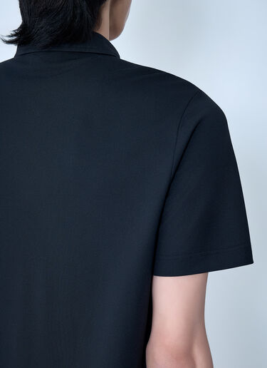 Moncler Grenoble Embroidered Logo Polo Shirt Black mog0164007