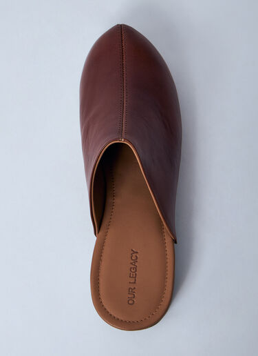 Our Legacy Naoto Clogs Brown our0360038