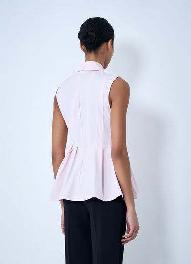 Sportmax Sleeveless Pleated Blouse Pink spx0264003