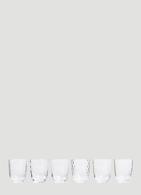 NasonMoretti Set of Six Idra Water Glass Green wps0644536