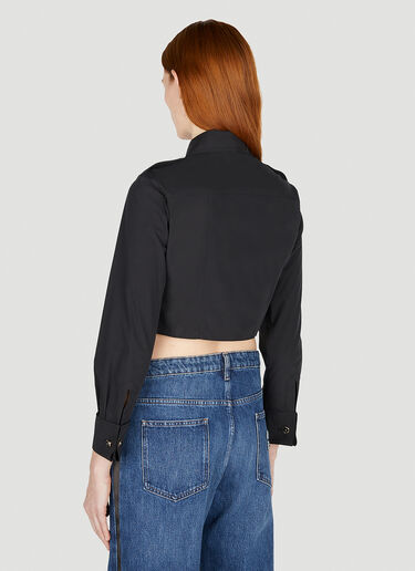 Gucci Cropped Shirt Black guc0252076