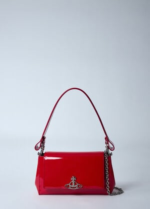 Vivienne Westwood 미디엄 헤이즐 핸드백 레드 vvw0260021