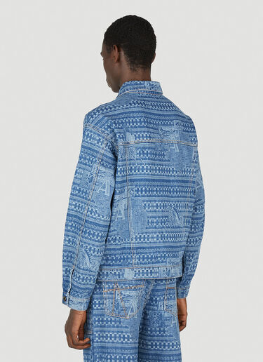 Kampala Denim Jacket Ahluwalia Kampala Denim Jacket Light Blue ahl0152001