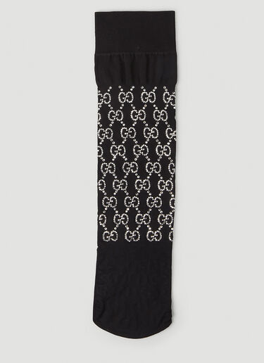 Gucci Diamond Monogram Socks Black guc0247246