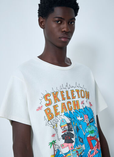 Gallery Dept. Skeleton Beach Surf T-Shirt White gdp0160052