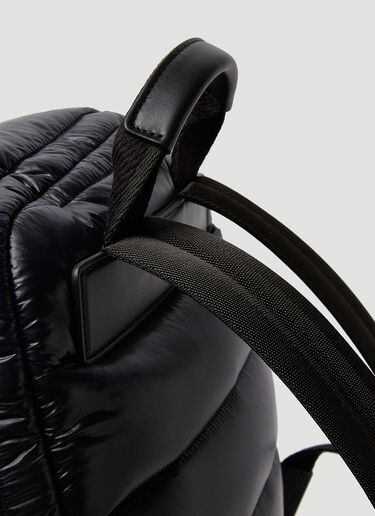 Dolce & Gabbana Logo Plaque Padded Backpack Black dol0149023