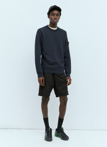 Stone Island 徽标贴饰运动衫 藏蓝色 sto0156068