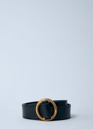 Saint Laurent Leather Belt Black sla0259099