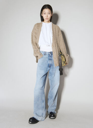 Gathered Neckline Top MM6 Maison Margiela Gathered Neckline Top White mmm0255015