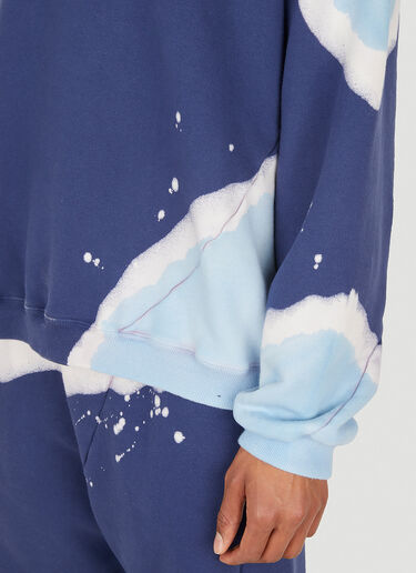 NOMA Hand-Dyed Twist Sweatshirt Blue nma0148003