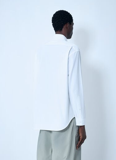 Balenciaga Button-Down Shirt White bal0162007