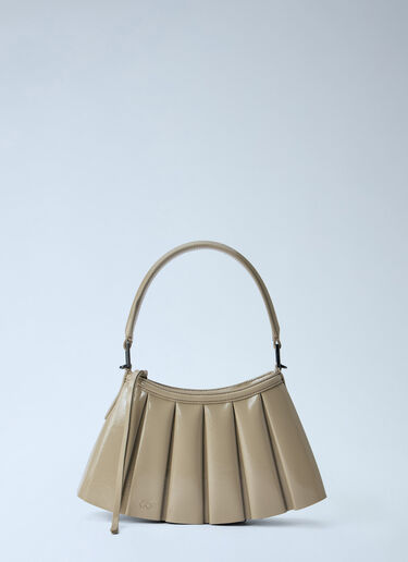 LN-CC® - Lacoste: Runway Small Patent Leather Lenglen Purse - Khaki Lacoste Runway Small Patent Leather Lenglen Purse Khaki lac0266006