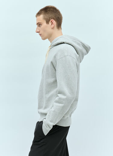 Jil Sander+ Logo Print Hooded Sweatshirt Grey jsp0156008