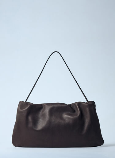 The Row XL Bourse Shoulder Bag Brown row0259018