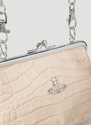 Vivienne Westwood Granny Frame Leather Handbag Cream vvw0253037