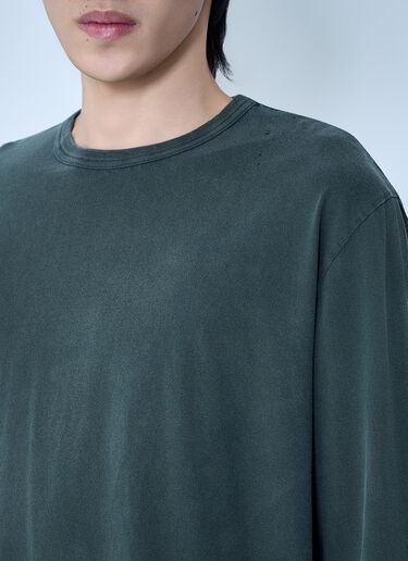 Our Legacy Cruise Longsleeve Antique Phantom Legacy Jersey Green our0164023