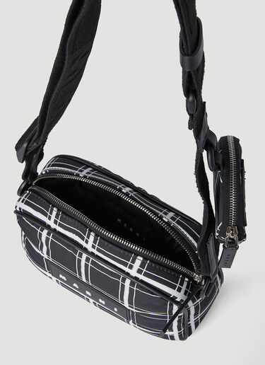 Marni チェック カメラ・クロスボディバッグ ブラック mni0154016