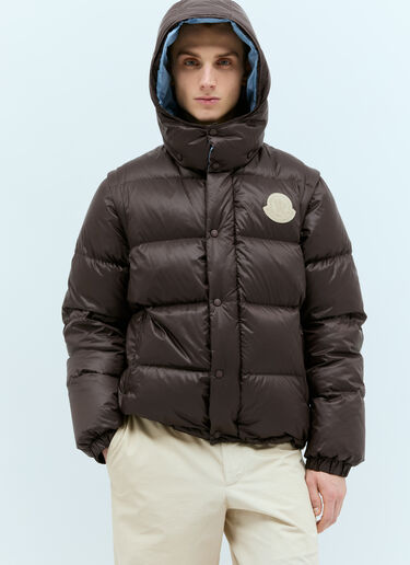 Cyclone 2-In-1 Down Jacket Moncler Cyclone 2-In-1 Down Jacket Brown mon0157014