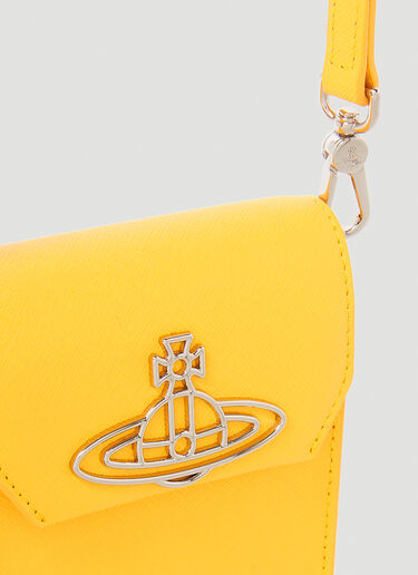 Vivienne Westwood Orb Phone Pouch Yellow vvw0152048