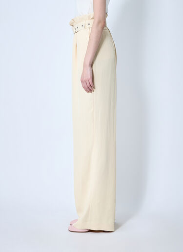 Dries Van Noten Belted Pants Cream dvn0260008