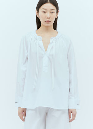 Balenciaga Oversized Poplin Shirt Grey bal0253004