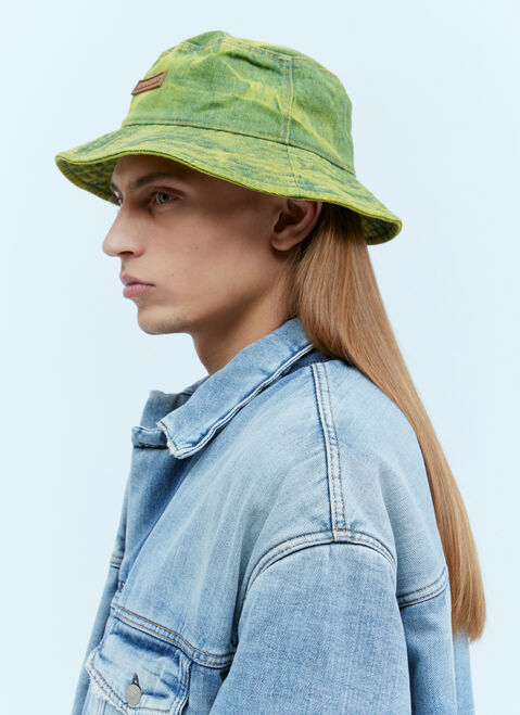 Acne Studios Denim Bucket Hat Yellow acn0153024