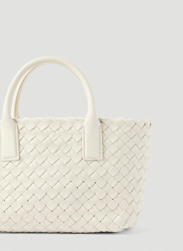 Bottega Veneta Cabat Mini Tote Bag White bov0251016