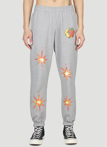 Sky High Farm Workwear Printed Track Pants Grey skh0352009