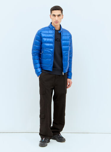 Moncler Acorus Short Down Jacket Blue mon0157011