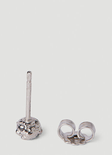 Vasiliki Single Emerald Stud Earring Silver vbk0351001
