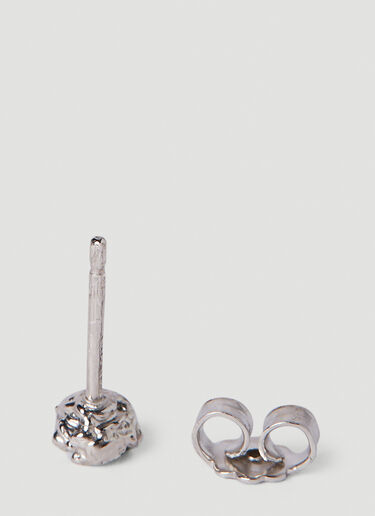 Single Emerald Stud Earring Vasiliki Single Emerald Stud Earring Silver vbk0351001