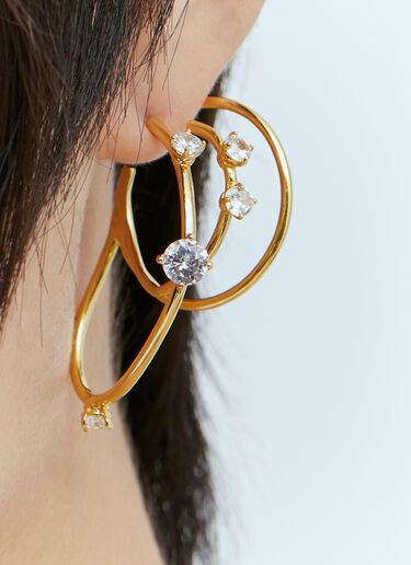 Panconesi Costellation Hoop Earrings Gold pcn0354005