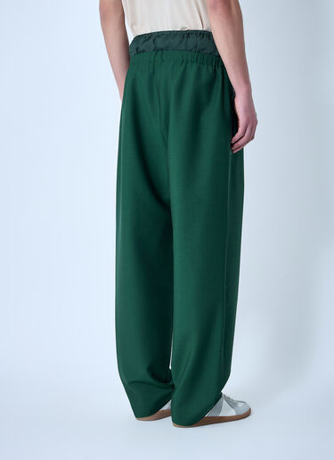 Lacoste Wide-Leg Drawstring Trousers Green lac0164012