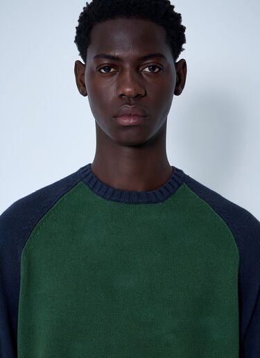 Stüssy Colour-Block Sweater Green sts0161006