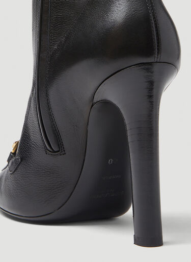 Saint Laurent Priscilla 皮靴 黑色 sla0245140