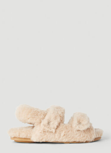 Max Mara 샌디아 시어링 샌들 베이지 max0251034
