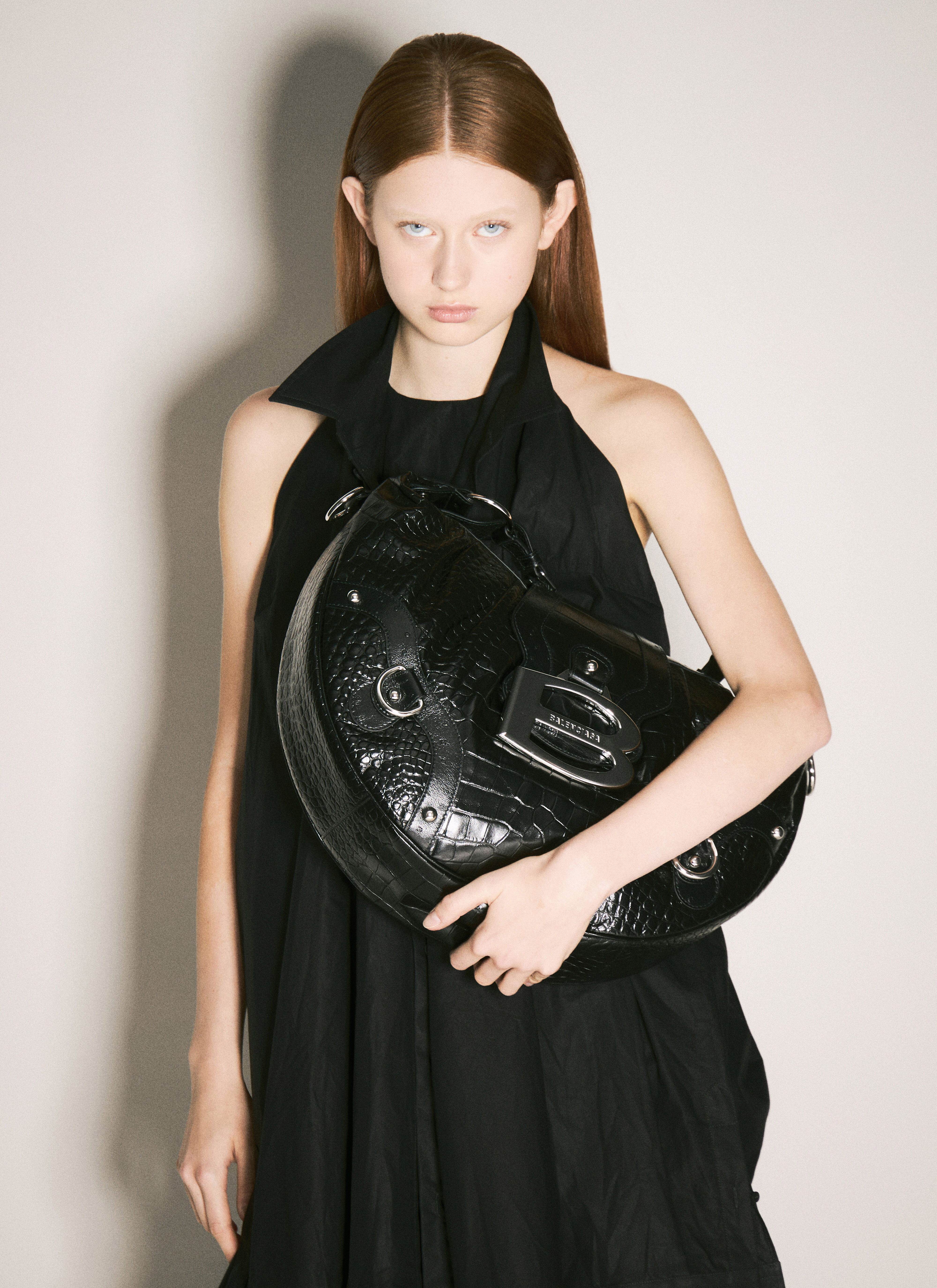 Balenciaga Women s Essex Hobo Shoulder Bag in Black LN CC