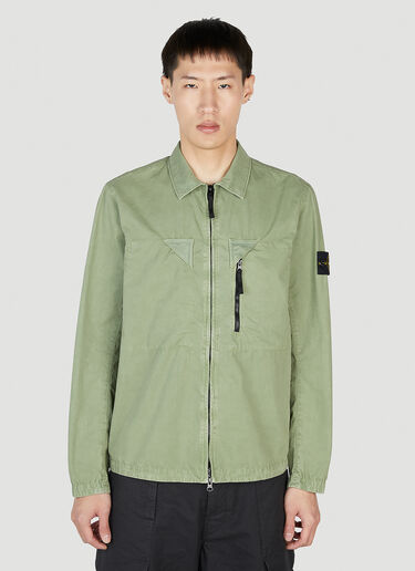 컴퍼스 패치 오버셔츠 Stone Island 컴퍼스 패치 오버셔츠 그린 sto0152030