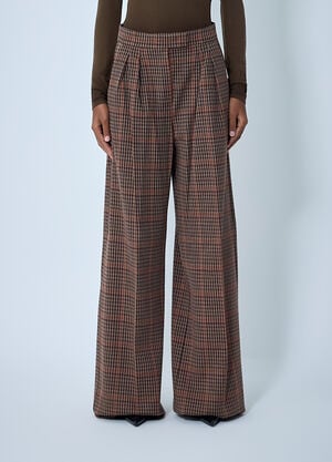 Max Mara Tailored Wool-Blend Pants Brown max0262018