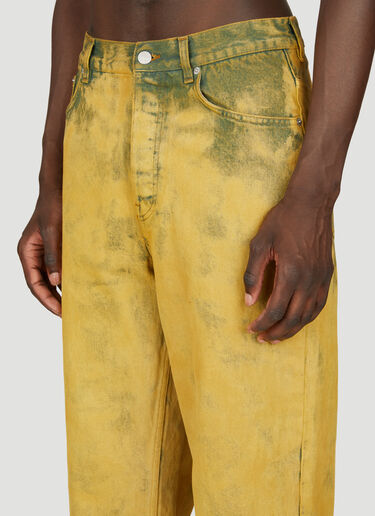 Dries Van Noten Washed Jeans Green dvn0156006