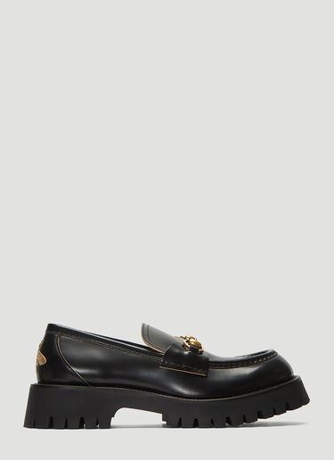 Gucci Chunky Lug Sole Loafers Black guc0237033