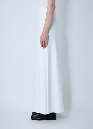 Max Mara Vernice Midi Skirt White max0261007