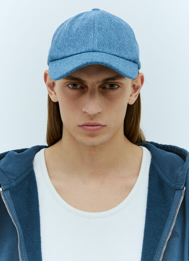 Jacquemus La Casquette Denim Baseball Cap Blue jac0356005