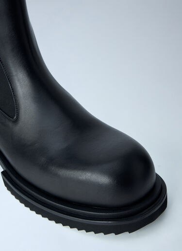 LN-CC® - Rick Owens: Beatle Gabe Boots - Black Rick Owens Beatle Gabe Boots Black ric0165019