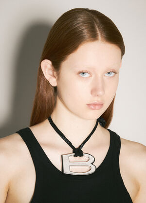 Balenciaga Essex Necklace Silver bal0258018