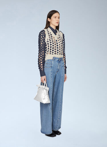 Maison Margiela Wide-Leg Jeans Blue mla0241025